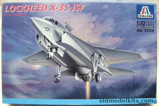 Italeri 1/72 Lockheed X-35 Joint Strike Fighter JSF, 1209 plastic model kit